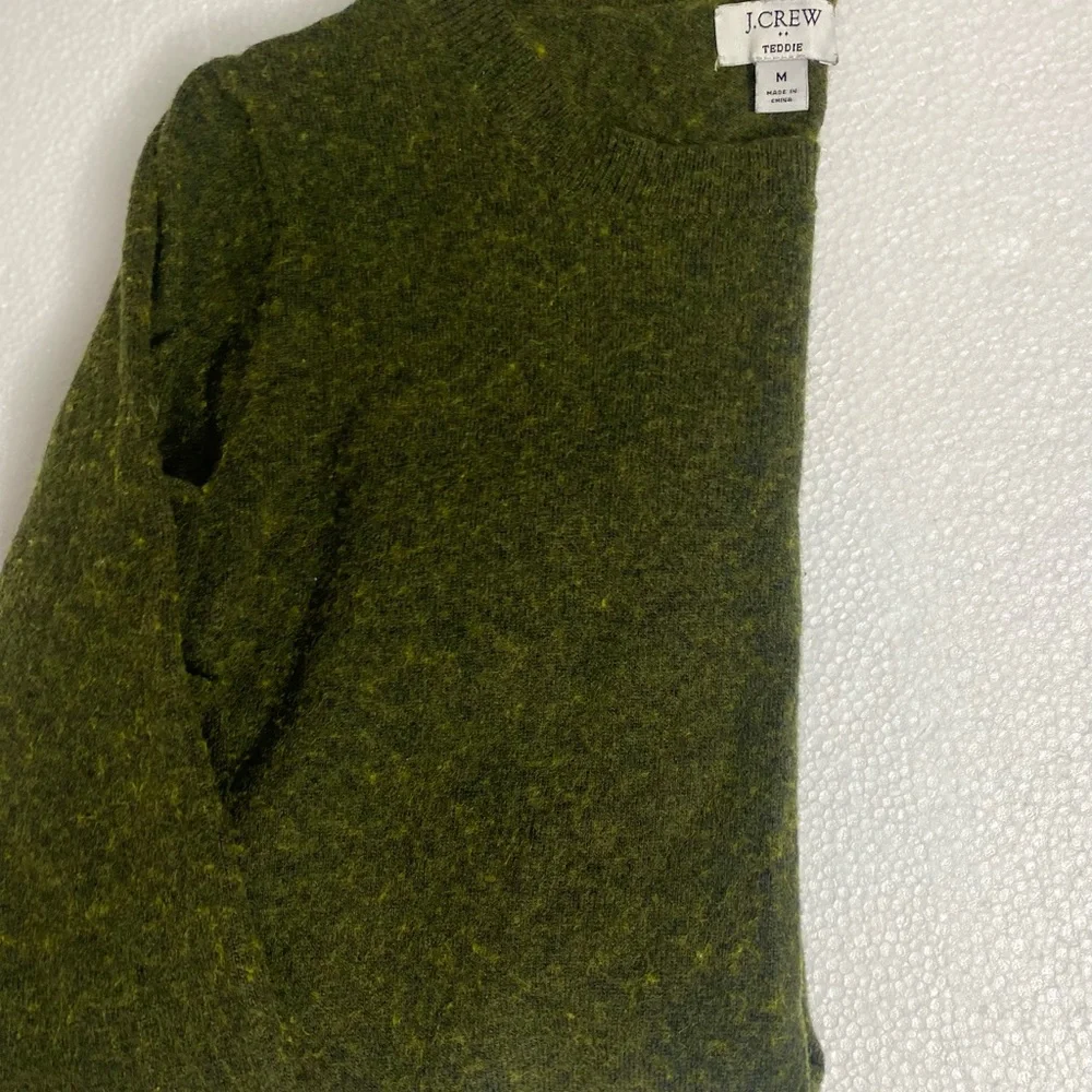 J.Crew Teddy Sweater in Pale Spinach – Size Medium